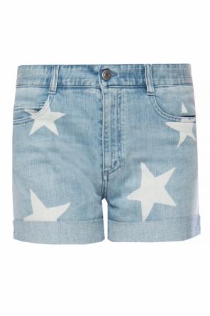 Star motif denim shorts, zdjęcie 1 Star motif denim shorts od Stella McCartney